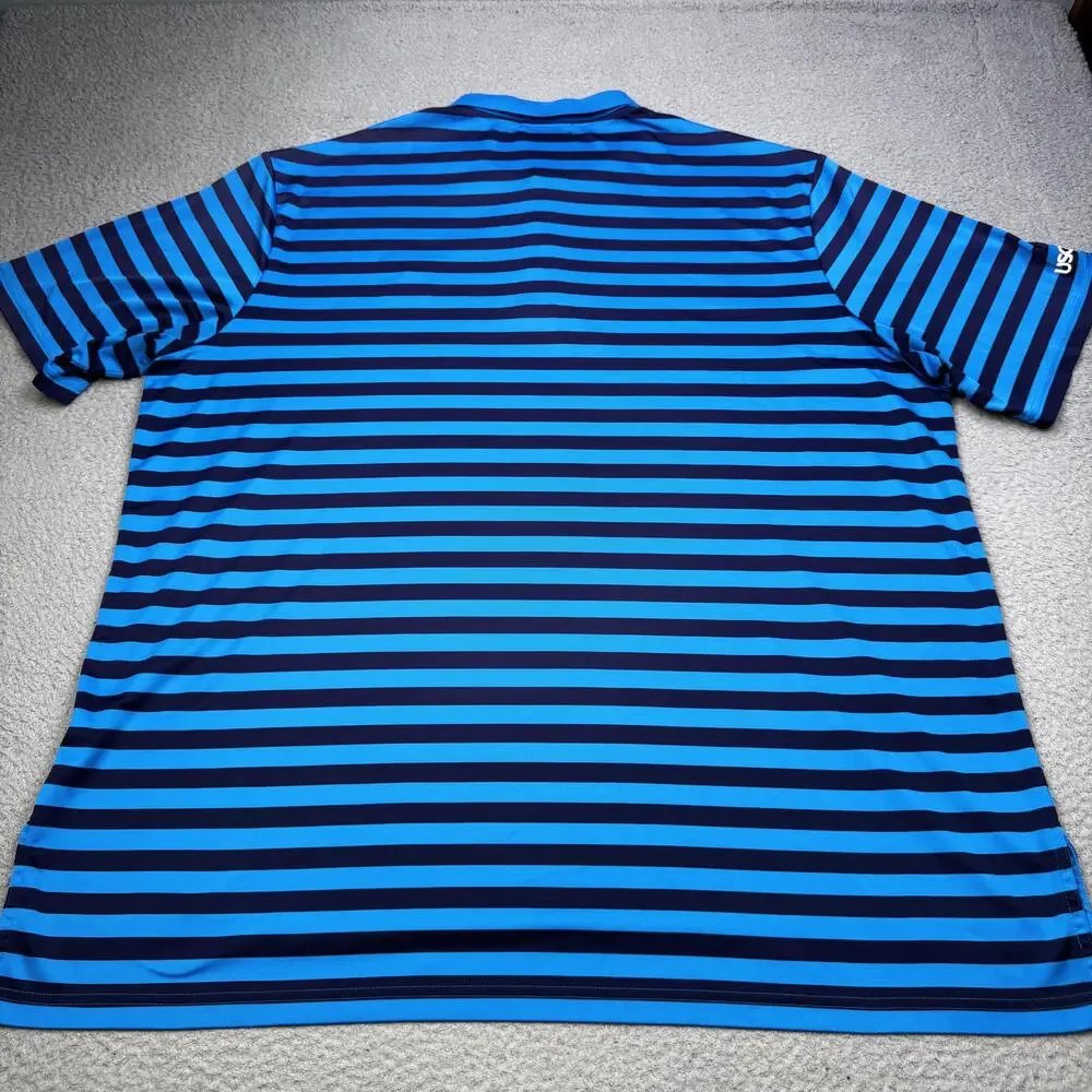 2017 U.S. Open Erin Hills Shirt Polo Mens 3XL Blue Stripe Golf USGA Tournament
